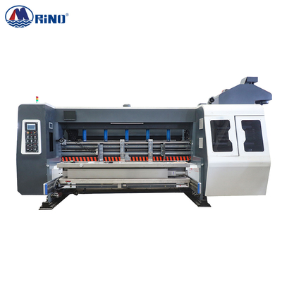 Carton Box 2 / 3 Color Flexo Printing Machine Servo Pressure Free